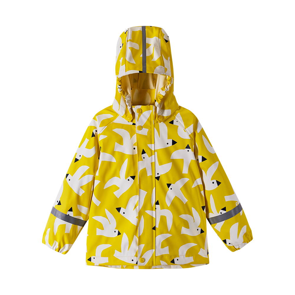 Reima Vesi Kids Waterproof Jacket (Yellow Birds)