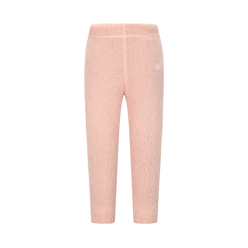 Skogstad kids fleece teddy trousers in pink
