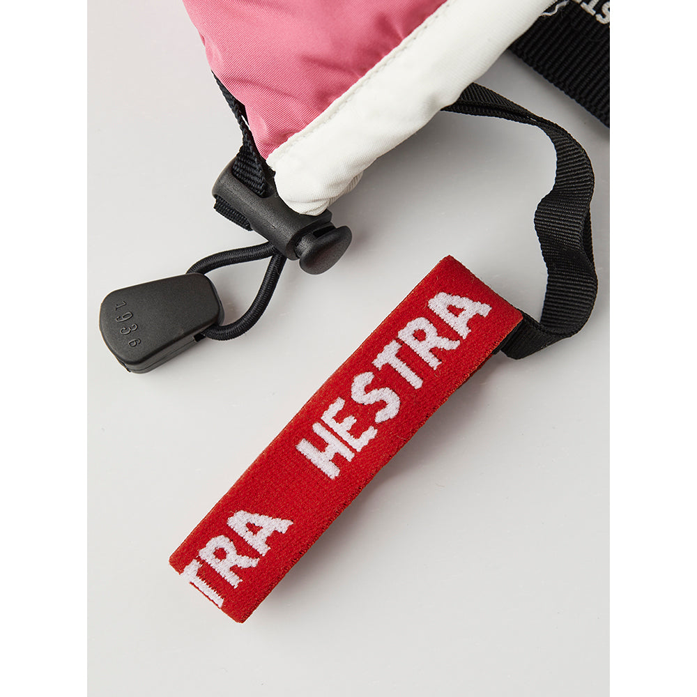 Hestra C-Zone Jr 3-Fingered Kids Ski Gloves (Fushia)