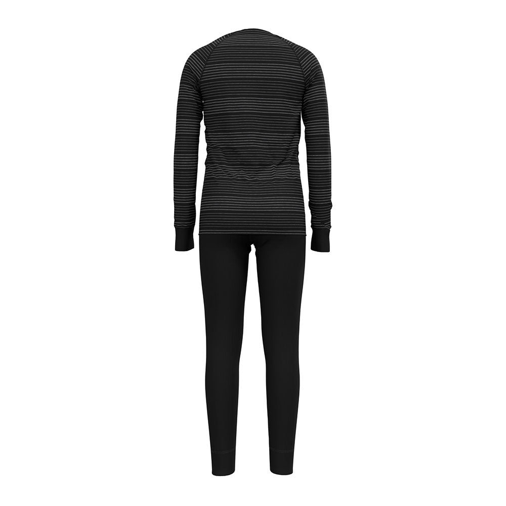 Odlo Kids Thermal Set (Black / Grey Melange)