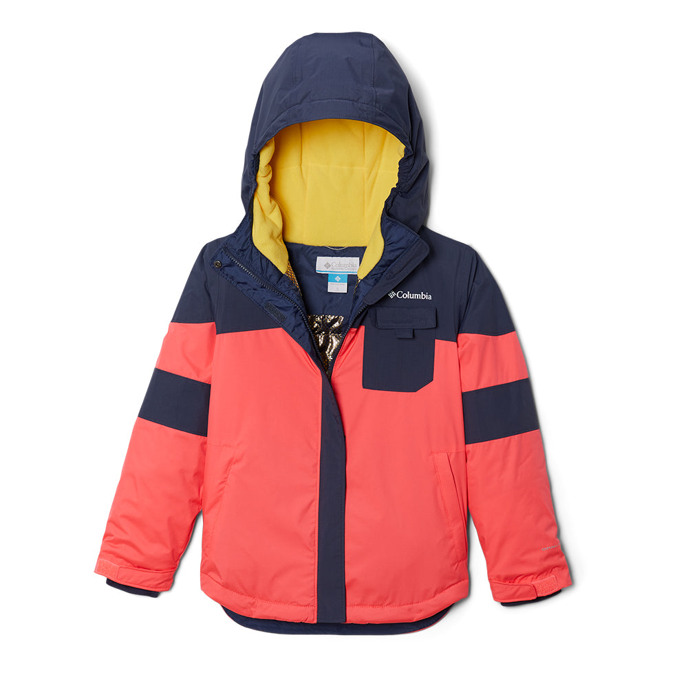 Columbia Youth Omni Heat Jacket Blue And Orange Men's Columbia