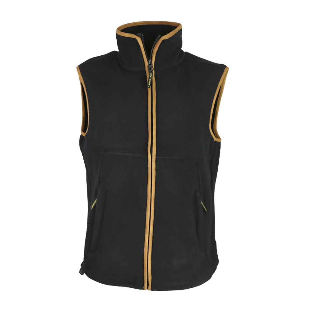Kids Country Fleece Gilet (Black)