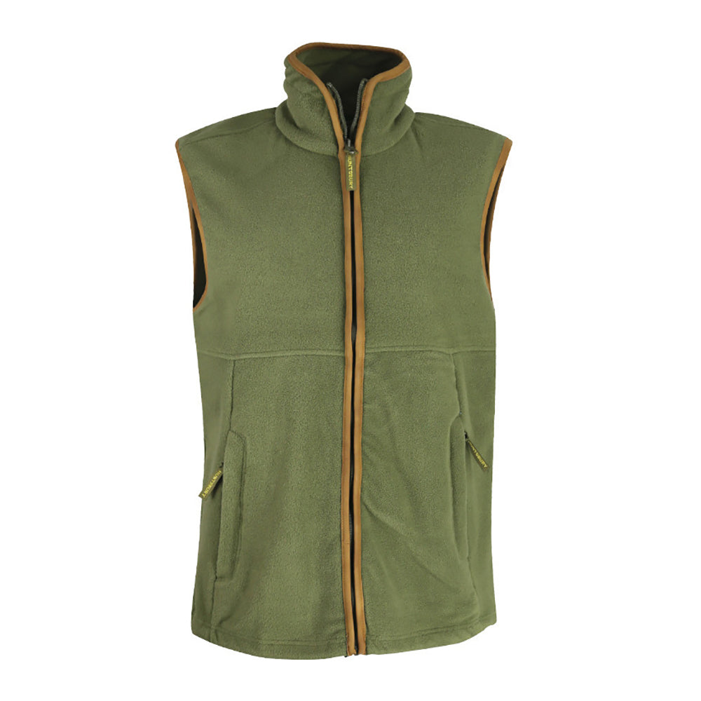 Kids Country Fleece Gilet (Olive Green)