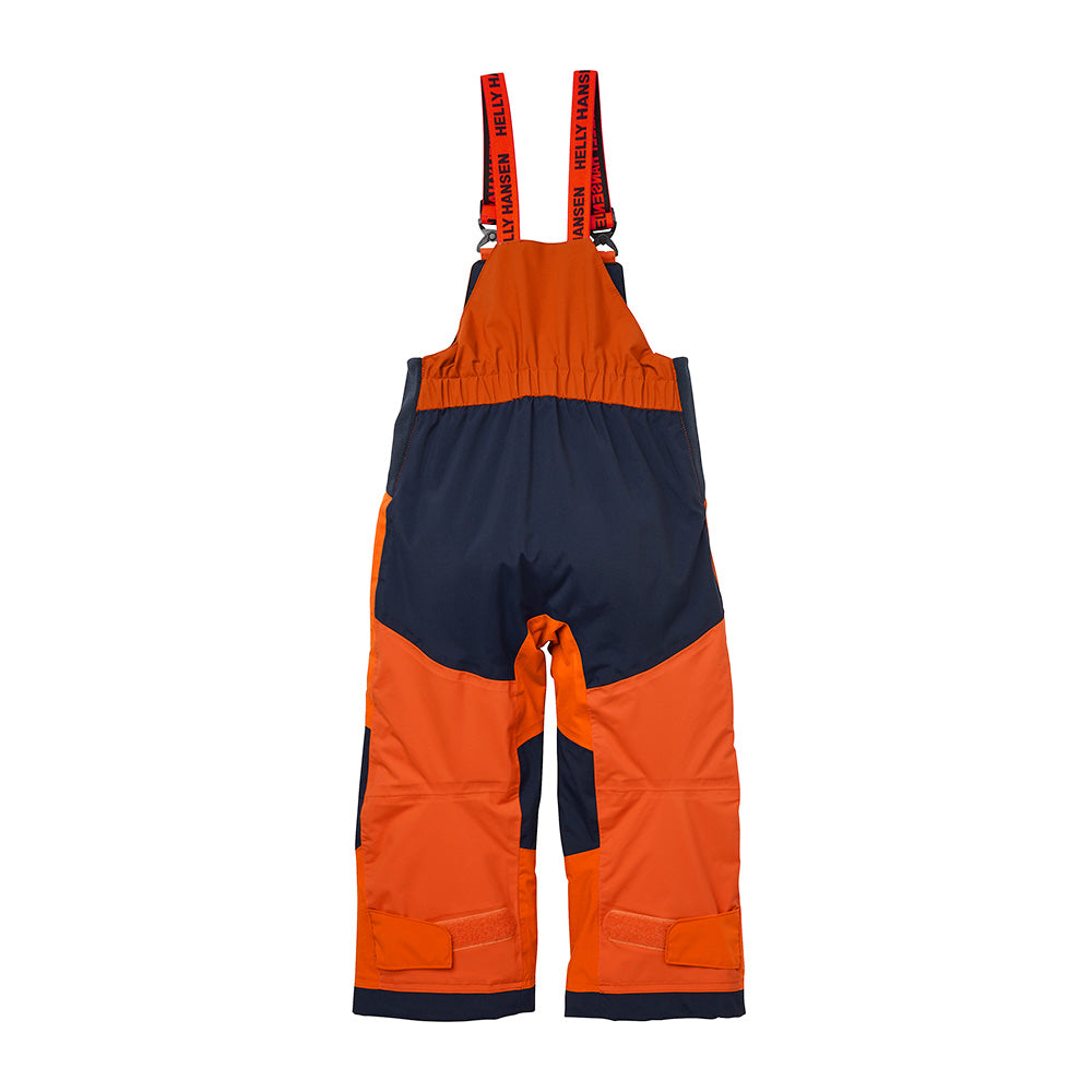 Helly Hansen Kids Rider 2 Insulated Bibs (Neon Orange)-Little Adventure Shop