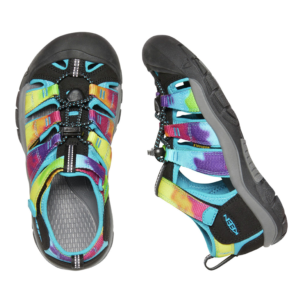 Keen Kids Newport H2 Sandals (Rainbow Tie Dye)