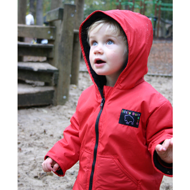 Little Buffalo Kids Winter Jacket (Charcoal)-Little Adventure Shop