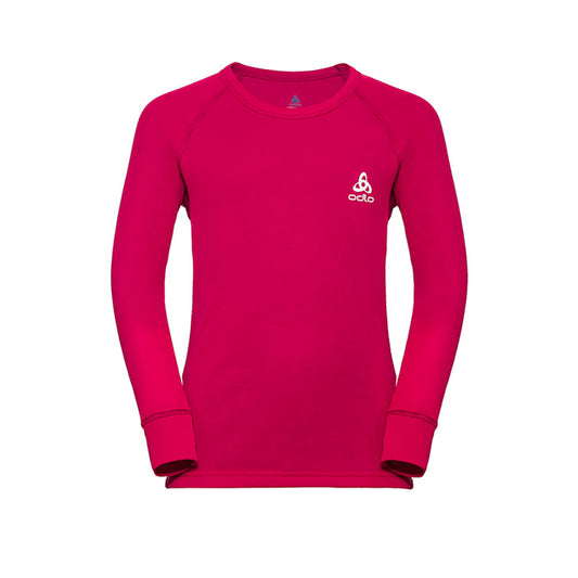 Odlo Baby Warm Crew Thermal Top (Cerise)