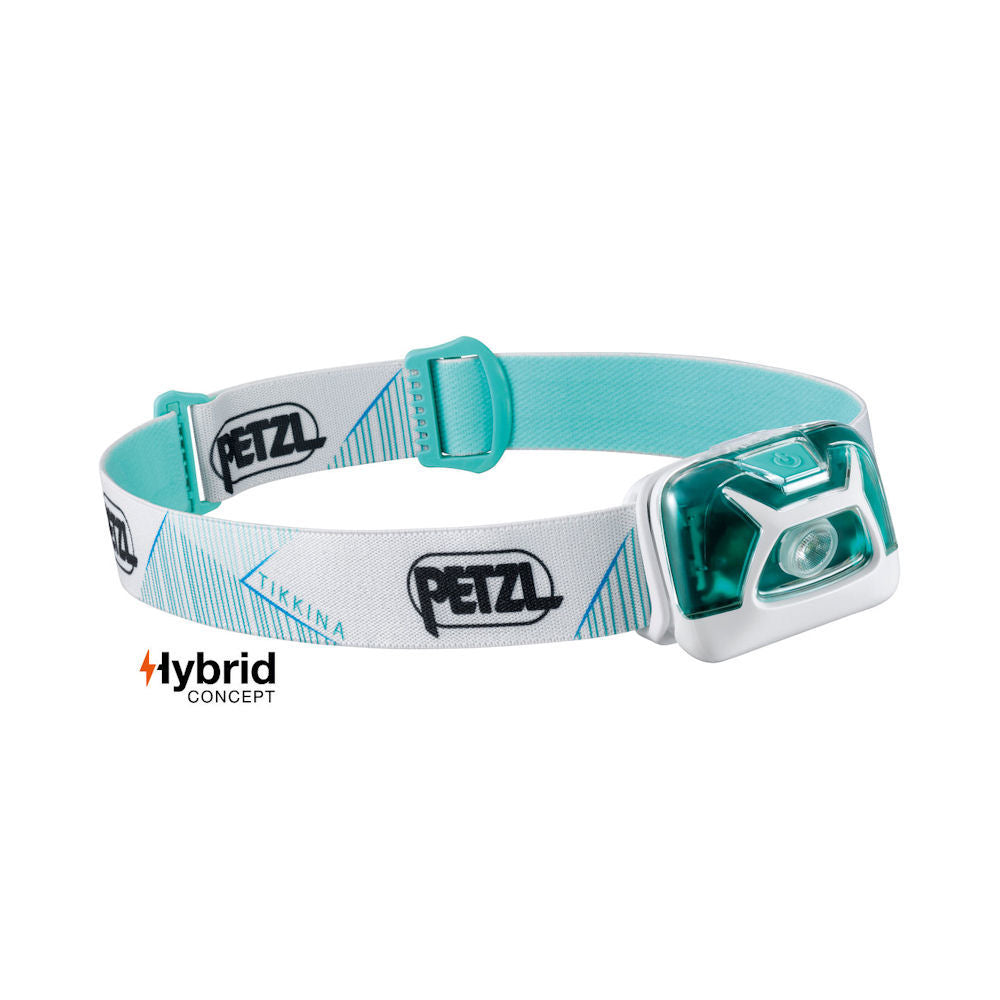 Petzl Tikkina Headtorch (Aqua)-Little Adventure Shop