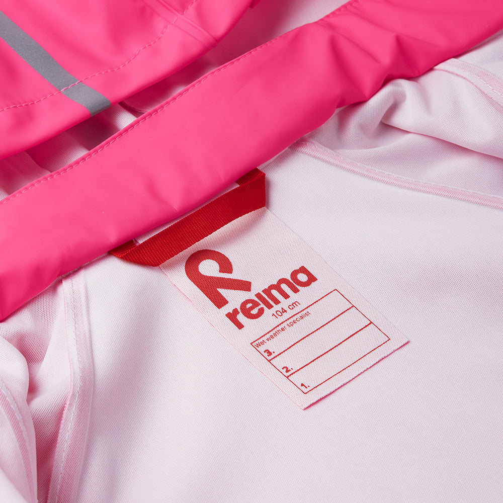 Reima Lampi Kids Waterproof Jacket (Pink)