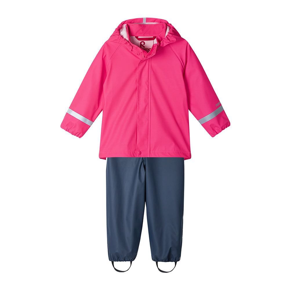 Reima Tihku Kids Waterproof Rain Set (Candy Pink)