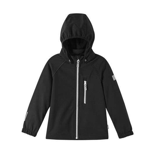 Reima Kids Vantti Softshell Jacket in Black