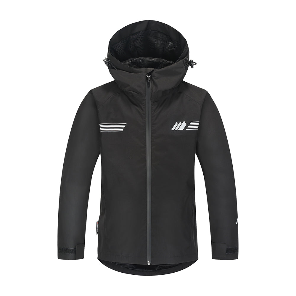 Skogstad Youth Risøy Kids Waterproof Jacket (Black)