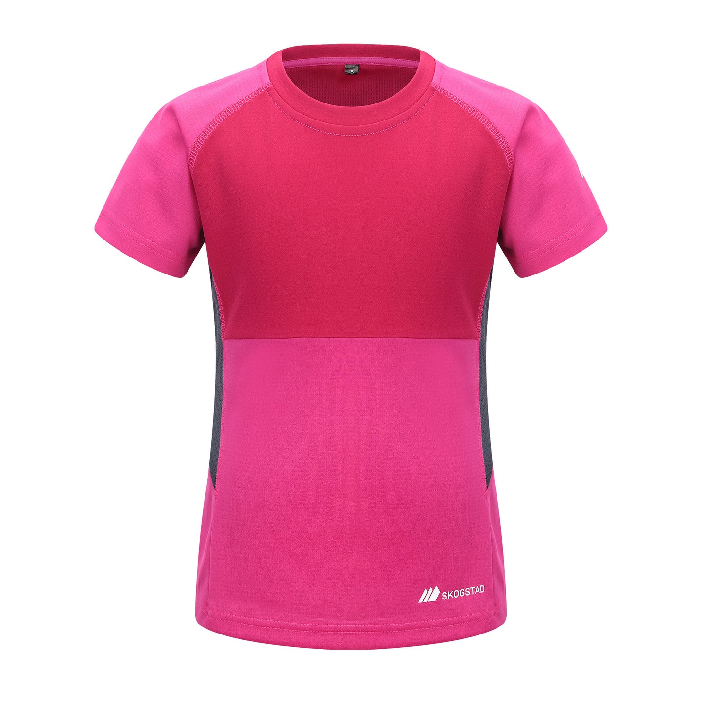 Skogstad Kids Technical T-Shirt (Magenta)-Little Adventure Shop