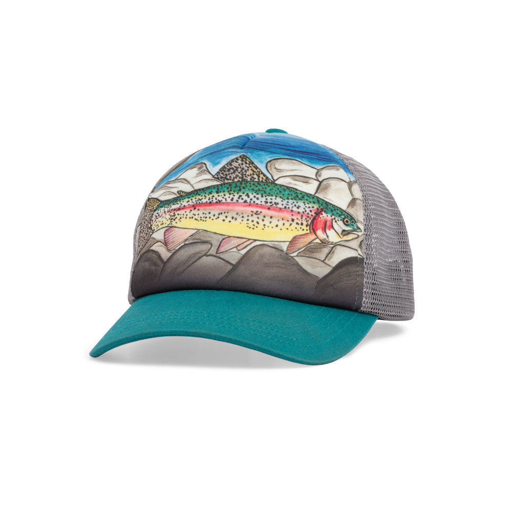 Sunday Afternoons Kids Trucker Cap (Rainbow Trout)-Little Adventure Shop