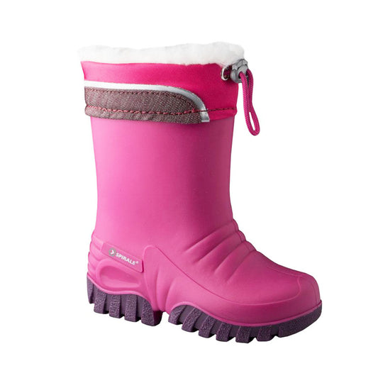 Mammal Bounce Kids Winter Wellington Boots (Pink)-Little Adventure Shop