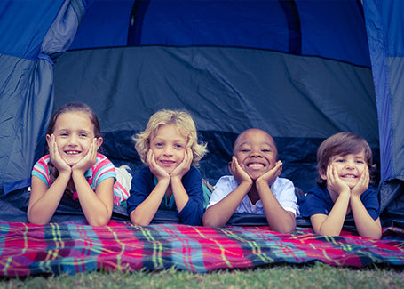 Camping with kids: Ten top tips to help you cope in hot weather