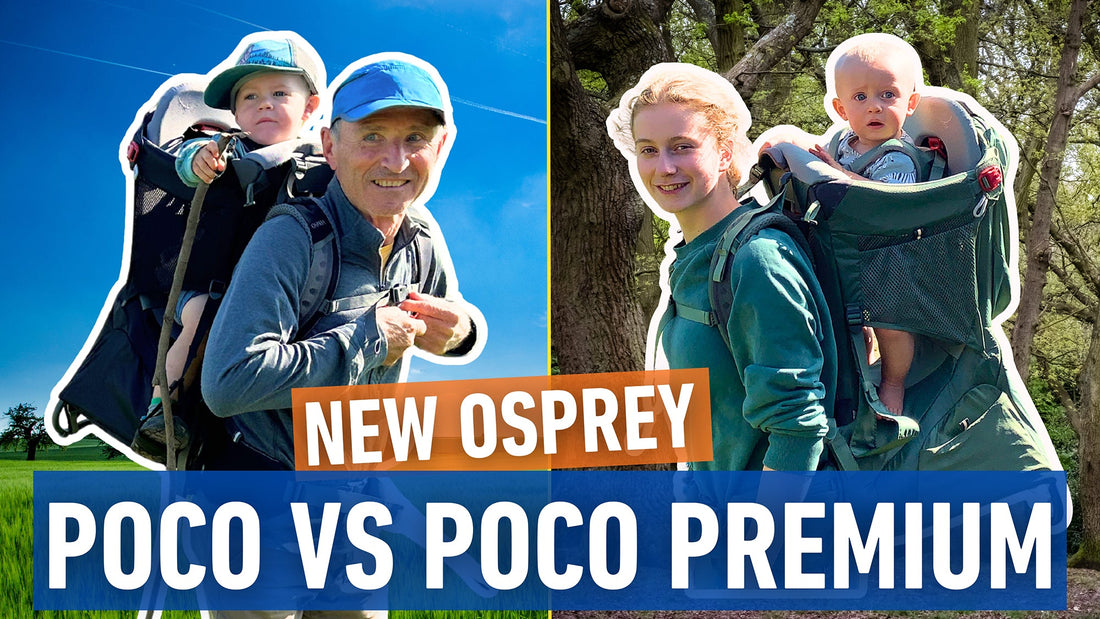 Osprey Poco  Premium & Poco Baby carriers side by side