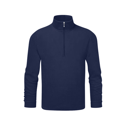 Manbi Kids Microfleece Zip top in navy