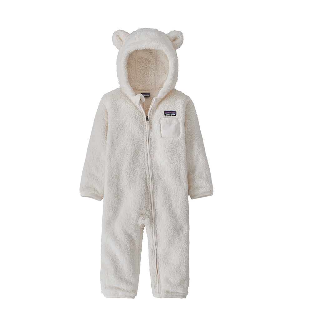 Patagonia Baby Furry Friends Bunting in white