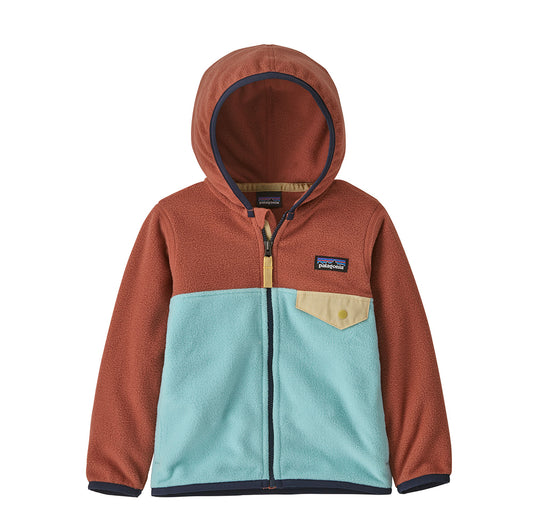 Patagonia Baby Micro D hoody in skiff blue