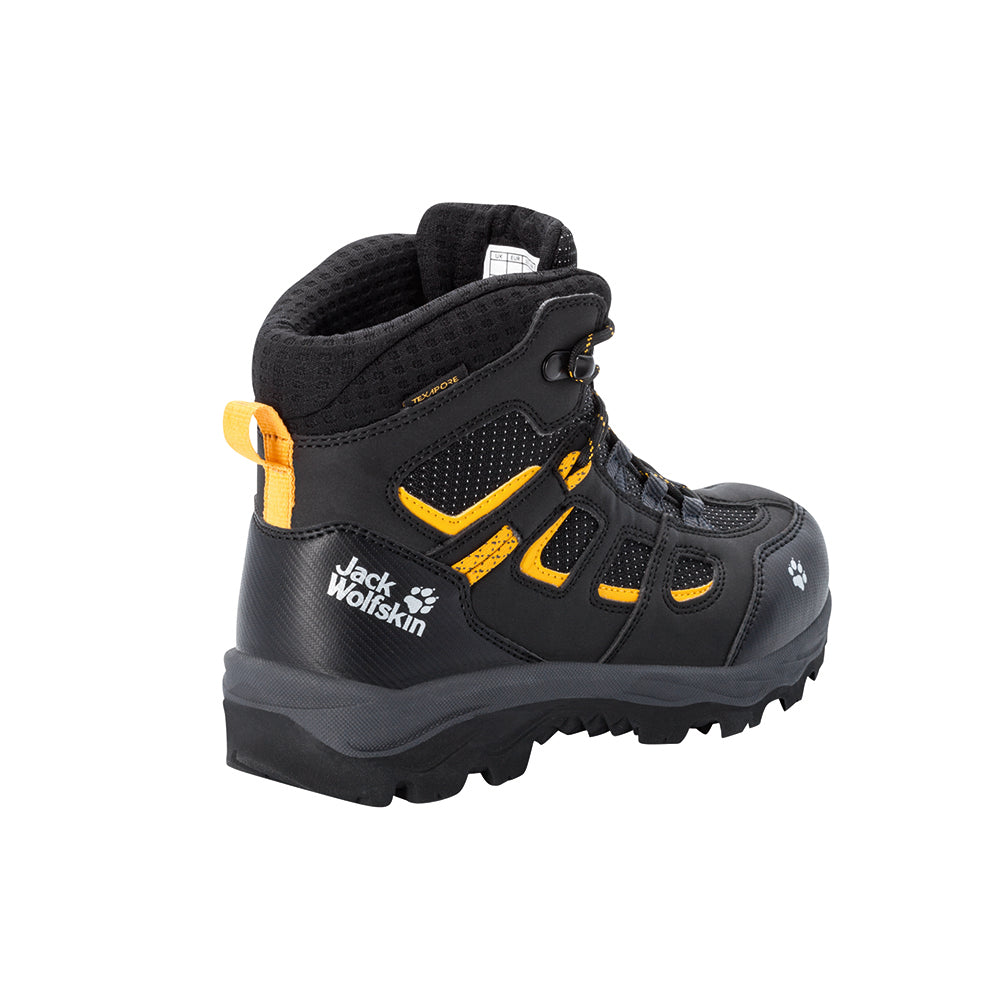 Jack Wolfskin Vojo Texapore Mid Kids Hiking Boots (Black)