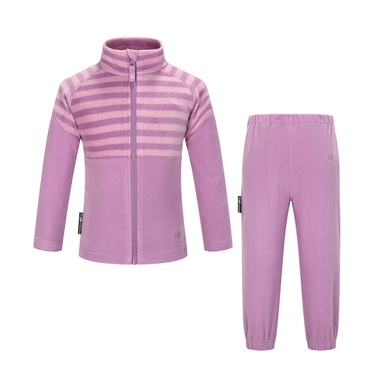 Skogstad Kids' Fongen Fleece Set (Lavender)