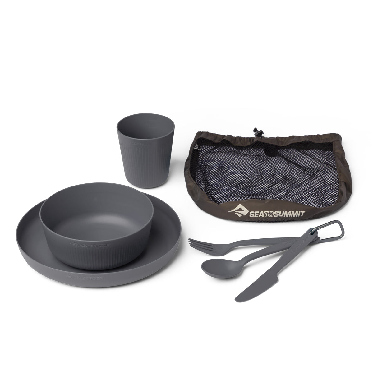 Sea To Summit Dinnerware Set, 6 Piece (Charcoal)
