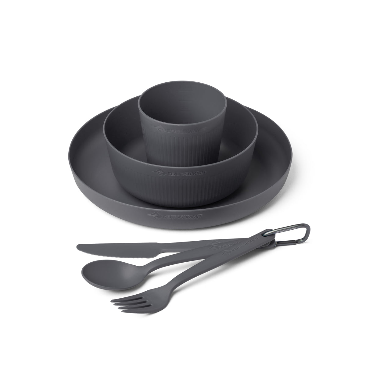 Sea To Summit Dinnerware Set, 6 Piece (Charcoal)