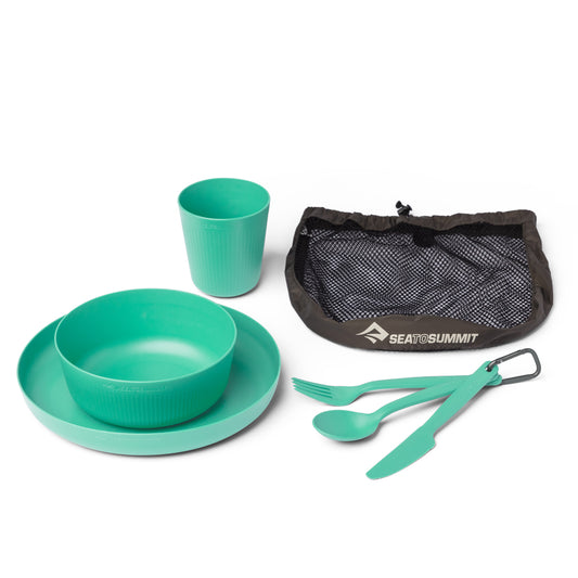 Sea To Summit Dinnerware Set, 6 Piece (Light Green)