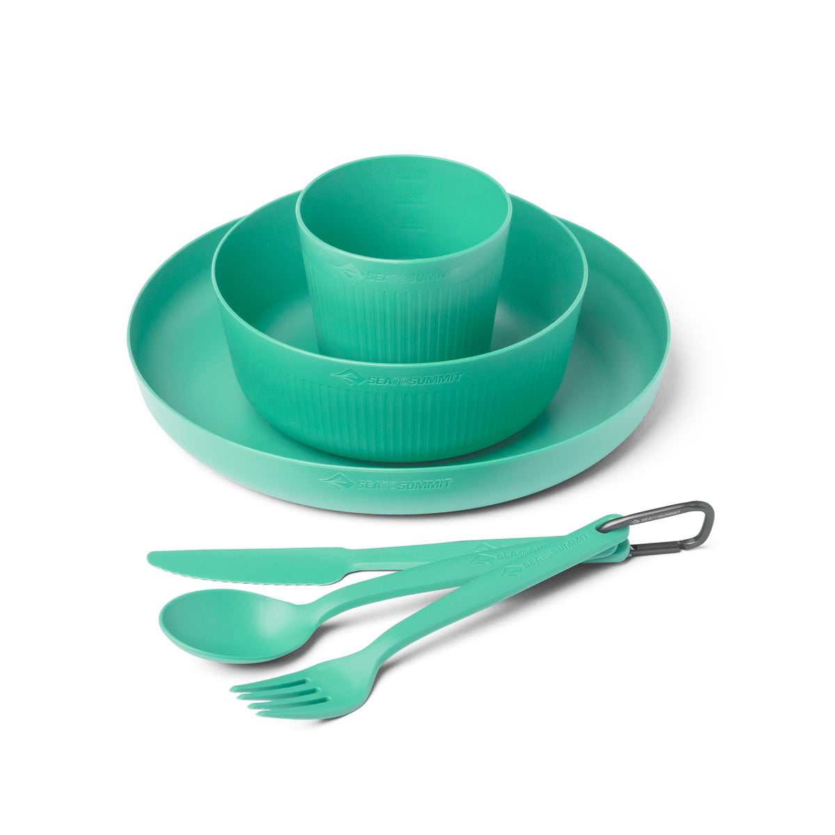 Sea To Summit Dinnerware Set, 6 Piece (Light Green)