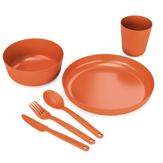 Sea To Summit Dinnerware Set, 6 Piece (Burnt Orange)