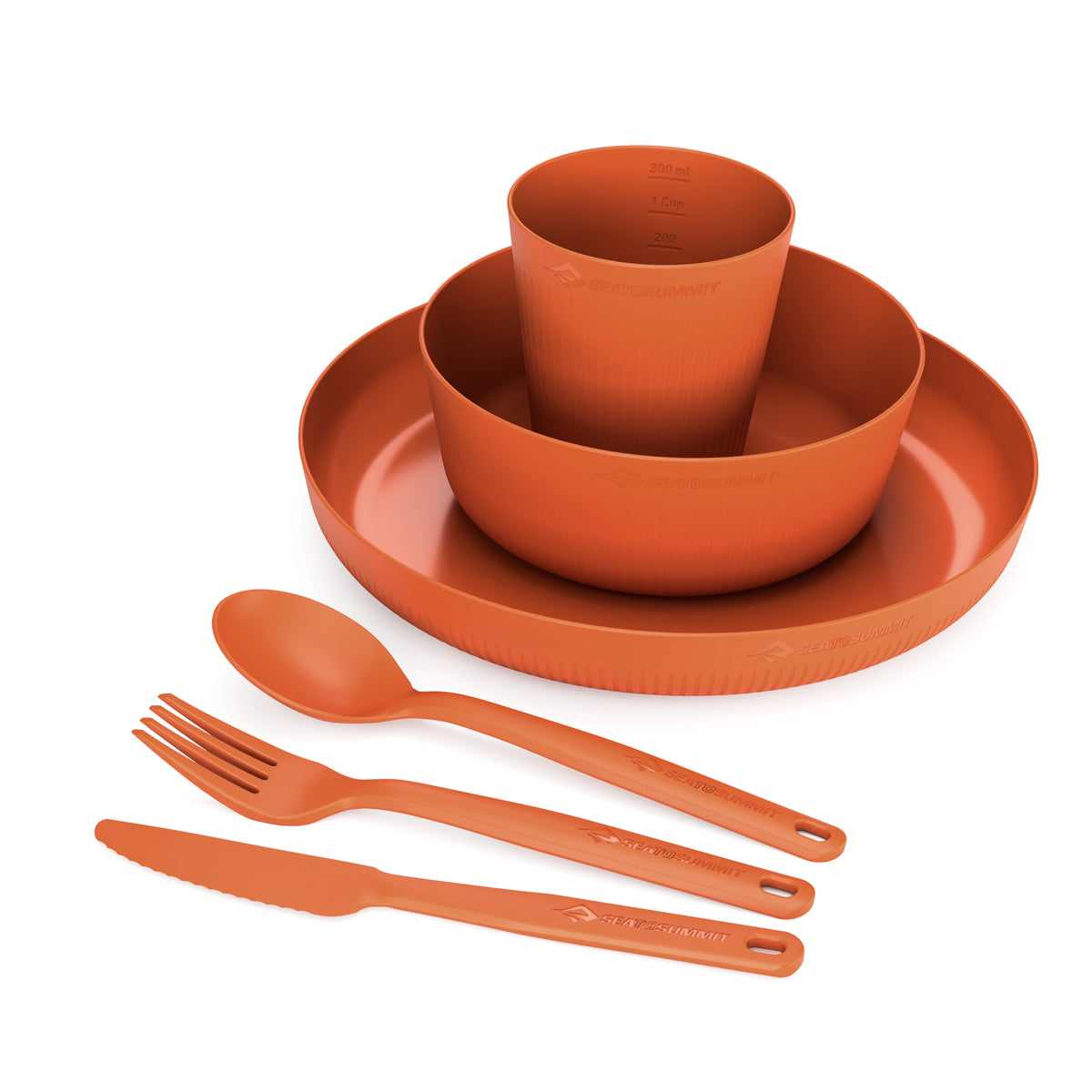 Sea To Summit Dinnerware Set, 6 Piece (Burnt Orange)