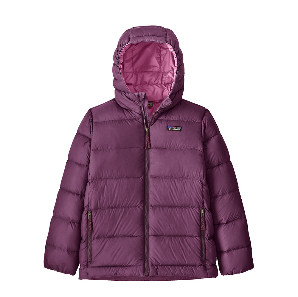 Patagonia Kids' Hi Loft Down Sweater Hoody  in night plum