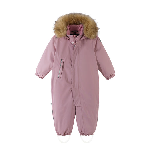 Reima Gotland baby snow suit in grey pink