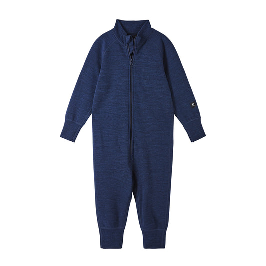 Reima Baby Merino Pavin All-in-One in navy blue