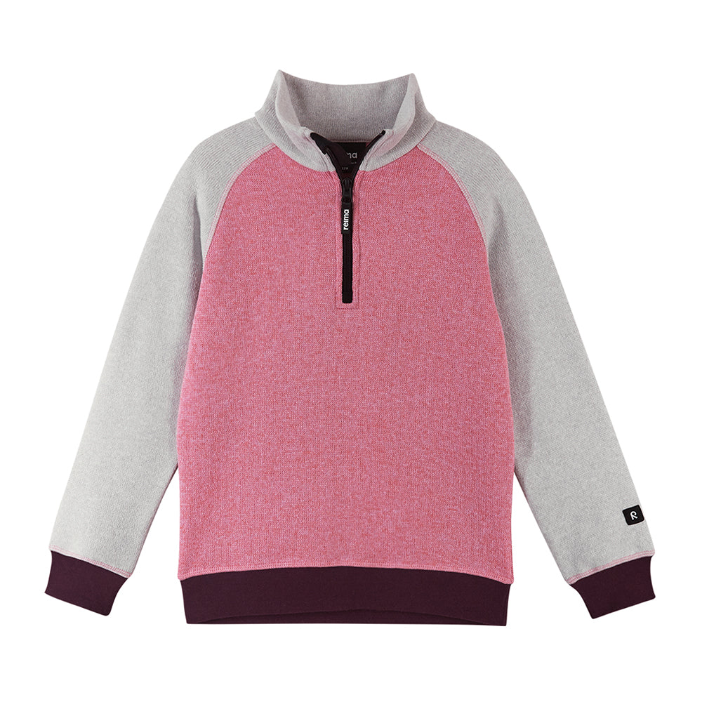Reima Kids Neulus Fleece Sweater (Sunset Pink)