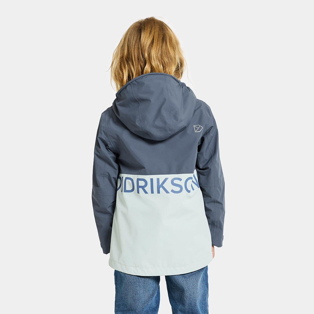Didriksons Youth Piko Waterproof Jacket (Pale Mint)
