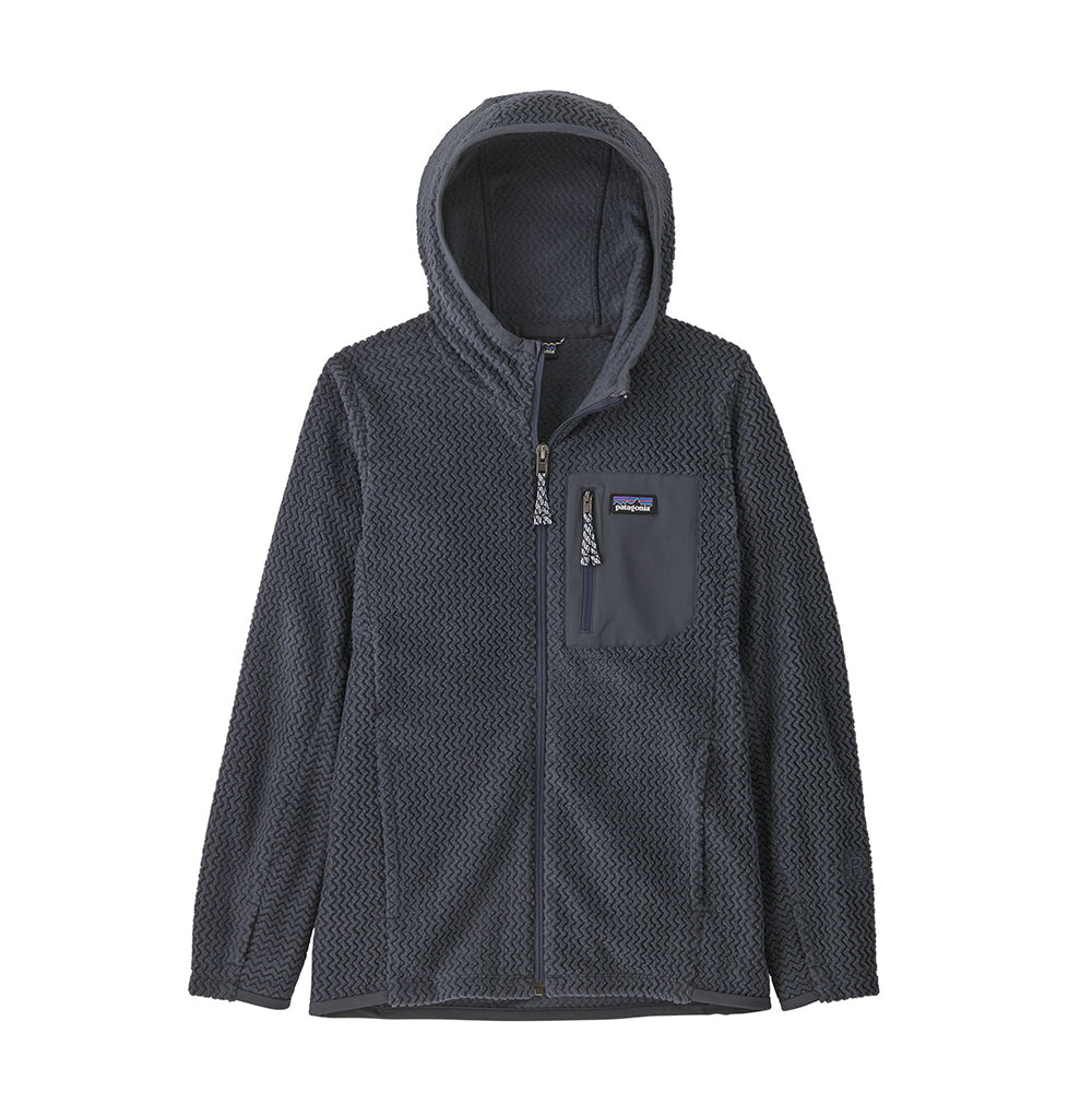 Patagonia Kids' R1 Air Full Zip Hoody (Smolder Blue)
