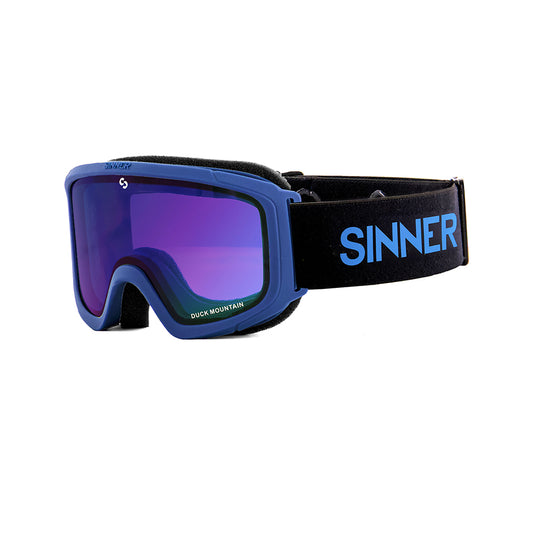 Sinner Duck Mountain Kids Ski Goggles 4 - 8 yrs (Blue)