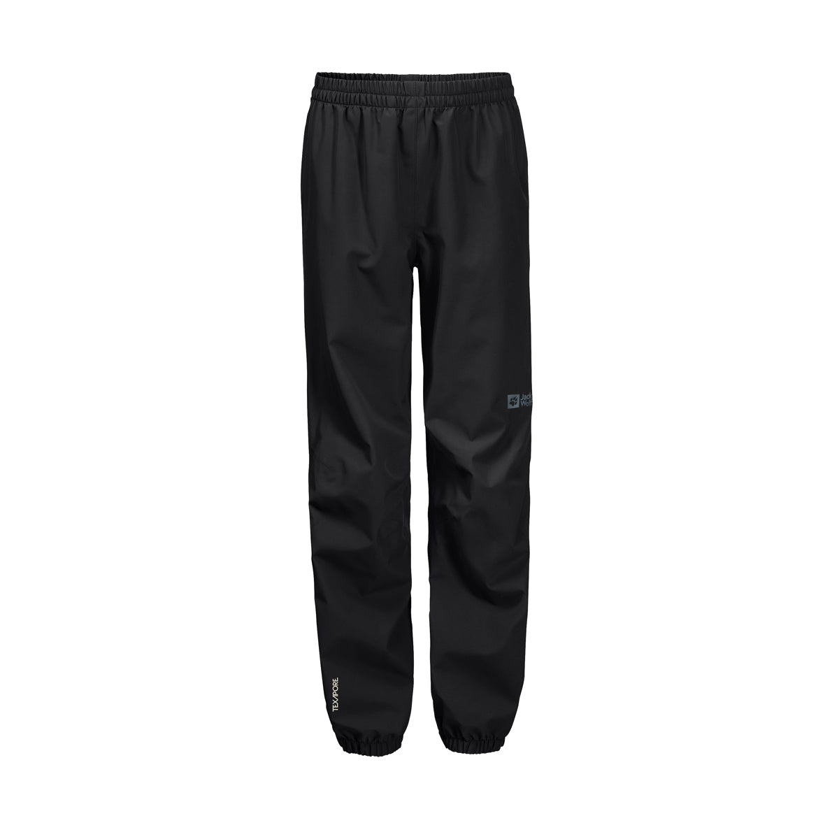 Jack Wolfskin Kids Rainy Days Waterproof Trousers (Black)