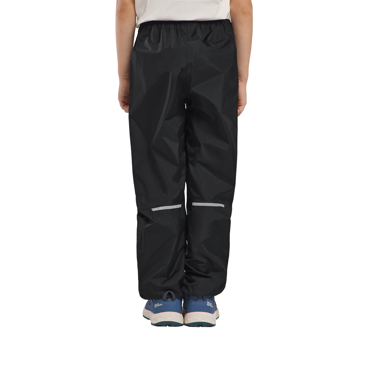 Jack Wolfskin Kids Rainy Days Waterproof Trousers (Black)