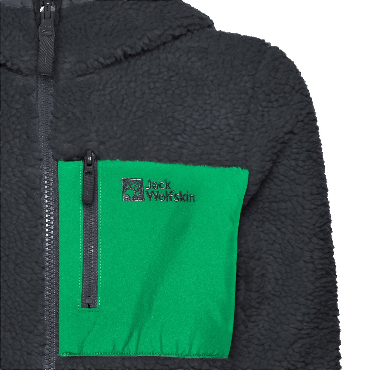 Jack Wolfskin Kids Ice Curl Hoody (Phantom)