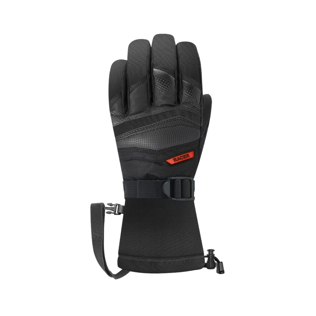Racer Venom Kids Ski Gloves (Black)