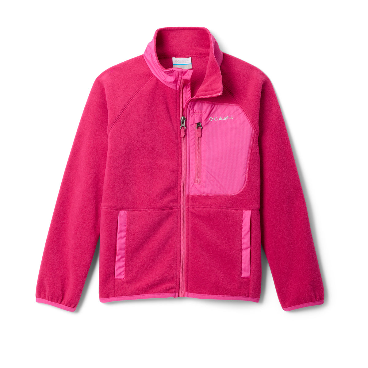 Columbia Girls Fast Trek Fleece Jacket (Guava Pink)