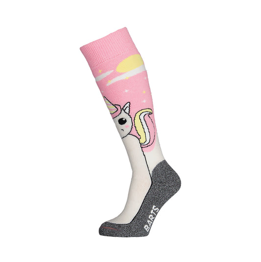 Barts Girls Ski Socks with unicorn pattern