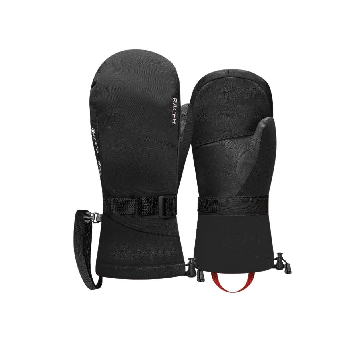Racer Miga Kids Gore-Tex Ski Mittens (Black)