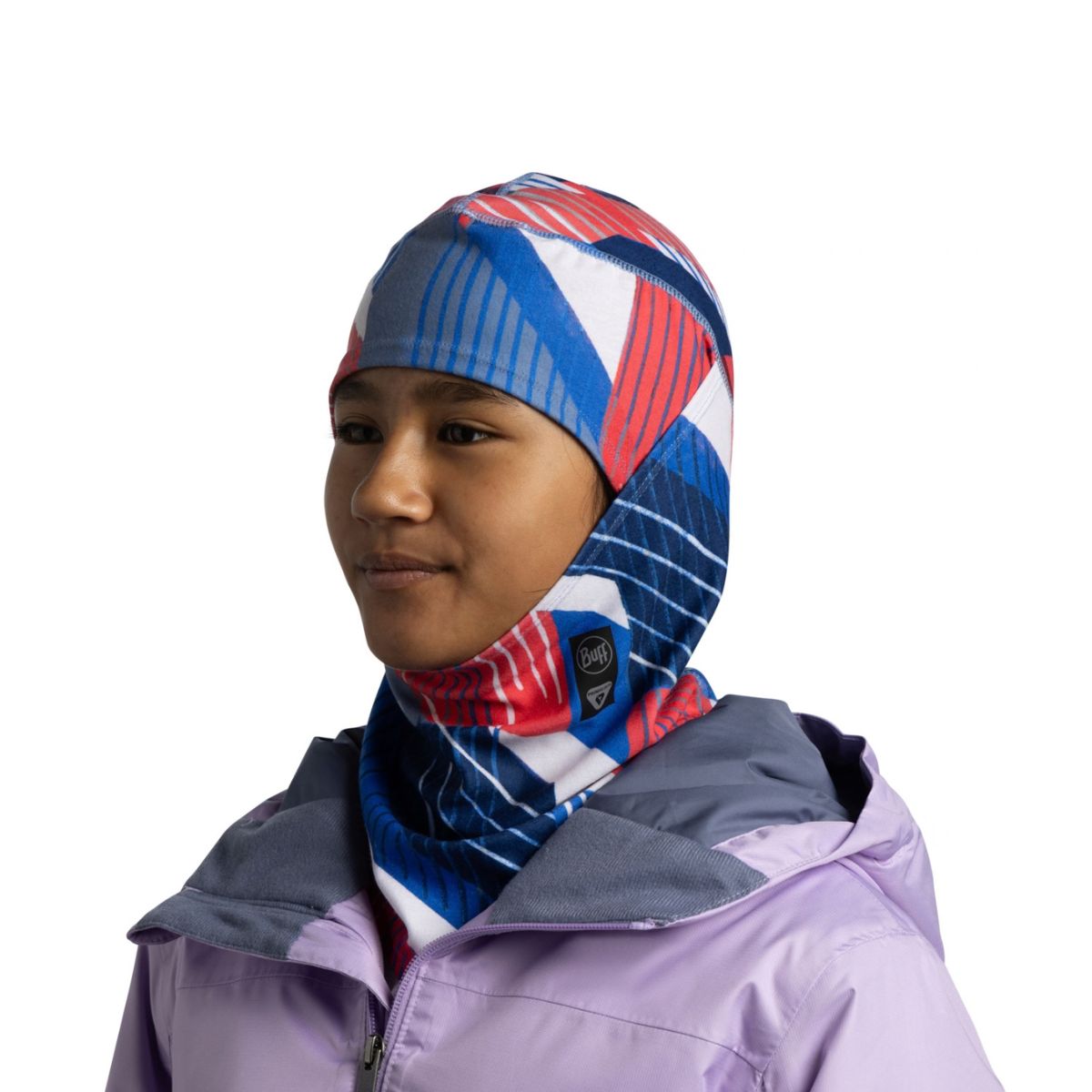 Buff Junior Thermonet Hinged Balaclava (Skiret Blue)