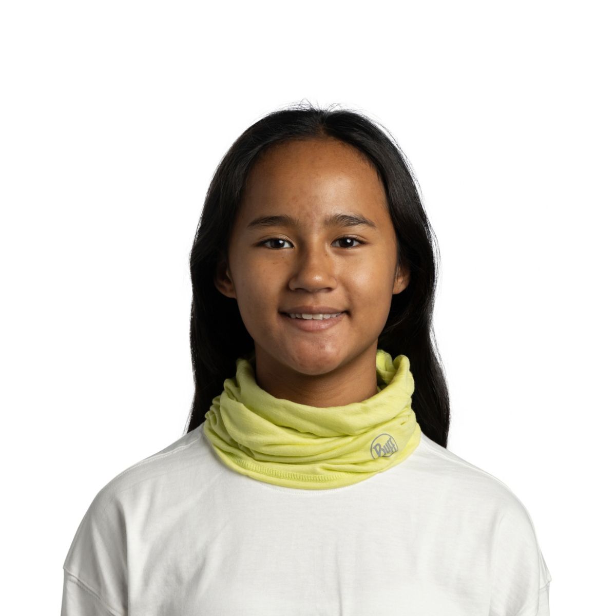Buff Junior Merino Wool Neck Warmer (Lime)