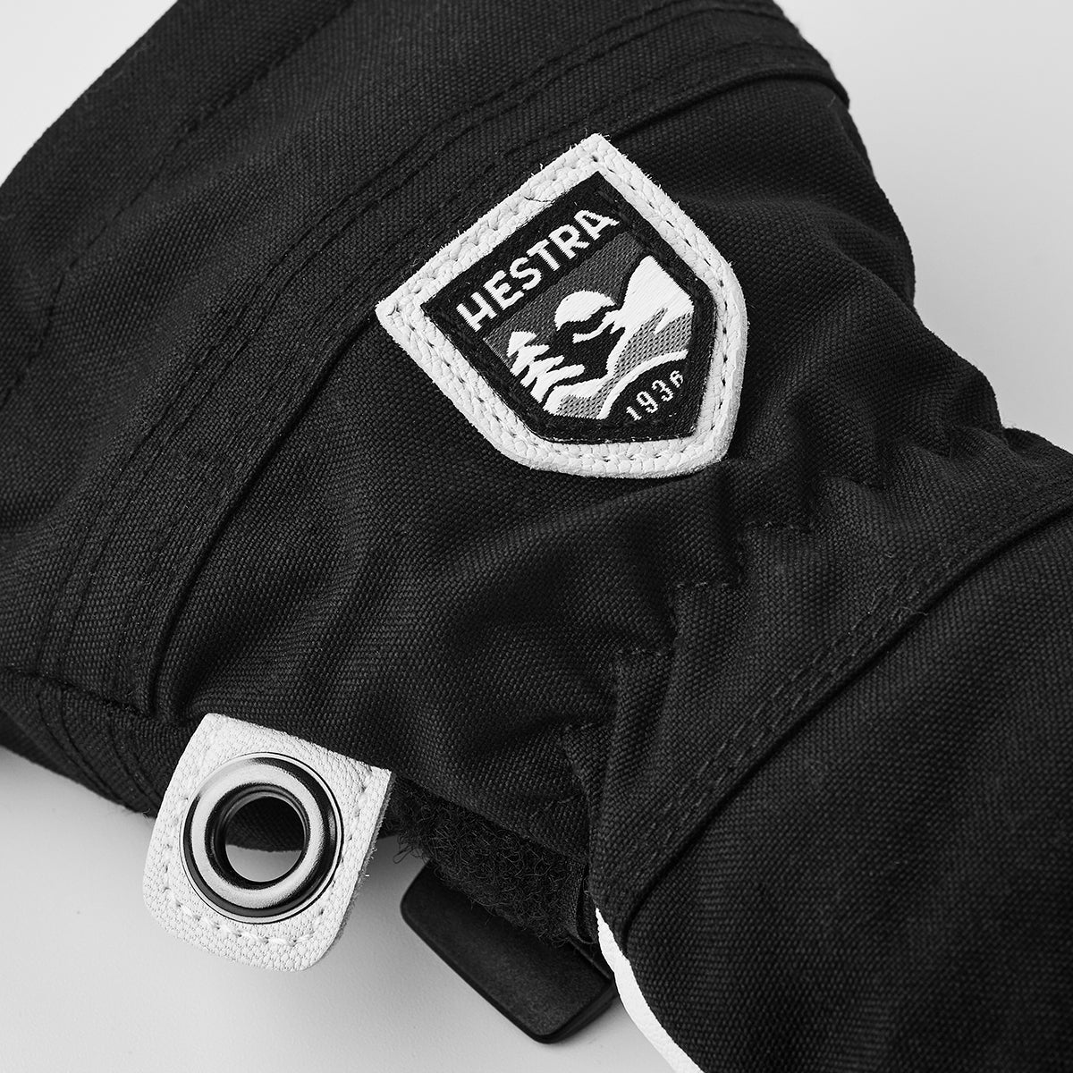 Hestra Kids Army Leather Heli Ski Jr Glove (Black)