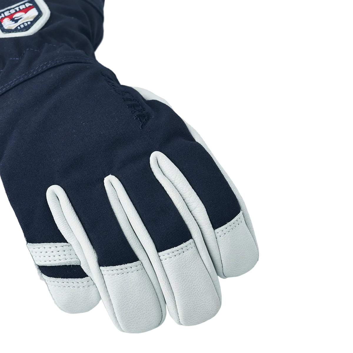 Hestra Kids Army Leather Heli Ski Jr Glove (Navy)